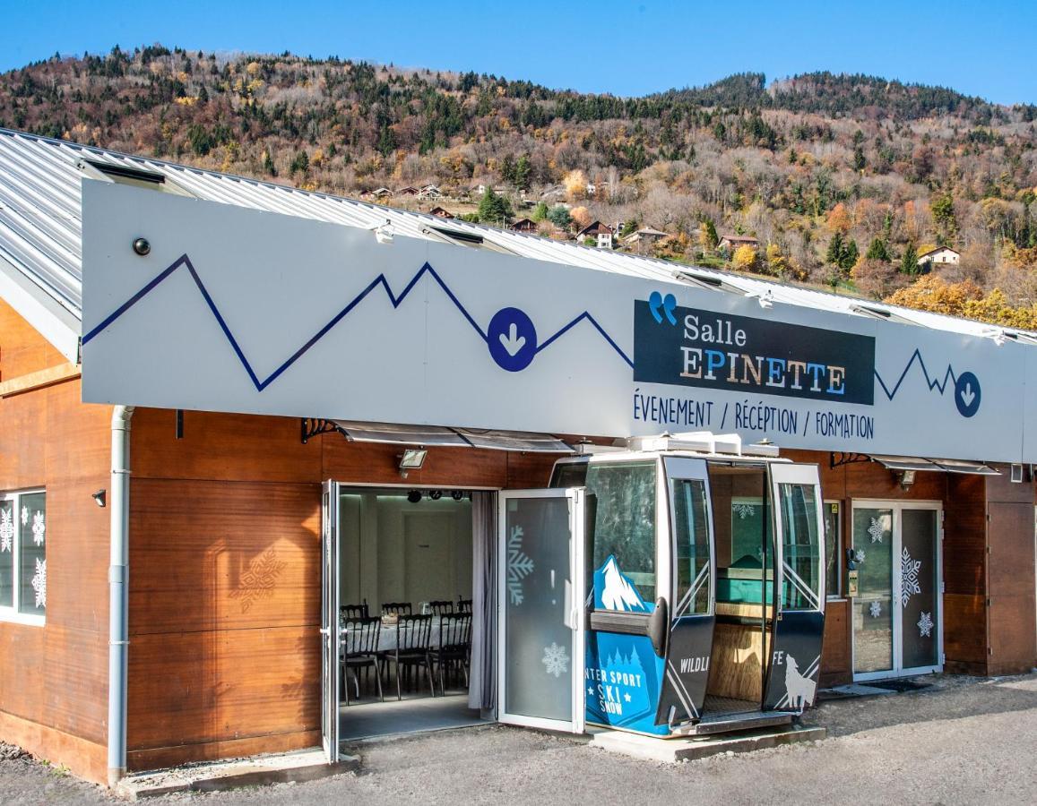 L'Epinette - Gite De Groupe Et Salle De Reception Allevard Eksteriør billede